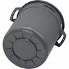 Global Industrial Round Gray, Plastic 240456GY
